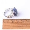 thumbnail image 4 of Perles Rondes pour Femmes Bagues Décontractées pour Doigts Bijoux en Cristal Quartz Violet, 4 of 6