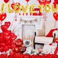 thumbnail image 4 of Lockways Romantic Wedding Balloon Set Red Heart I Love You Decoration, Foil Balloons Anniversary Decor, 4 of 6