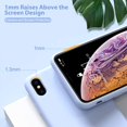 thumbnail image 3 of HTOOQ Liquid Silicone Case Compatible with iPhone Xs Max 6.5 inch (2018), Gel Rubber Full Body Protection Shockproof Cover Case Drop Protection CasePurple, 3 of 7