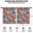 thumbnail image 2 of Blackout Kids Curtains,Boho Bohemia Flower Childrens Insulated Curtains Set Of 2,Bedroom Essentials,Toddler Room Decor 52"x63"(132x160cm), 2 of 4