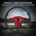 thumbnail image 4 of 350mm/14in Racing Car Sport Steering Wheel Deep Dish 6 Bolts Universal Modified AccessoryRed, 4 of 4