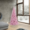 thumbnail image 4 of Vickerman 6.5' Pink Fir Slim Artificial Christmas Tree, Unlit, 4 of 4