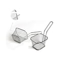 thumbnail image 2 of Électroplaqué Filet de Friture Mini en Acier Inoxydable Bloc Carré, 2 of 10