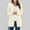 Beige, variant on Casual Womens Cardigan Sweaters Knit Plain Cardigan Open Front Long Sleeve Green Pockets Blouses