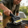thumbnail image 5 of Electric Grill Brush,Rechargeable Wireless Grill Brushes,3 Powerful Speed,Stainless Steel Rotary Brush Head,Grill Cleaner,Automatic Grill Cleaning Brush for Outdoor Grill,Black(7.1")(Black), 5 of 8