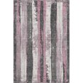thumbnail image 2 of Addison Rugs Mayfield Premium Machine Washable Transitional Stripes Blush Rectangle Rug, 9' x 12', 2 of 7