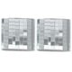 thumbnail image 3 of 2 rollos de pegatinas de mosaico de espejo adhesivas XCF Plata 30.00X4.00X0.10cm, 3 of 3
