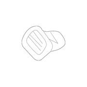Genuine OE Volvo Vent Grille - 39973179 Fits select: 2002-2003 VOLVO S80