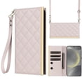 thumbnail image 5 of Quilted Wallet Case with Crossbody Strap & Card Slots for Samsung Galaxy S24 PlusWhite, 5 of 5