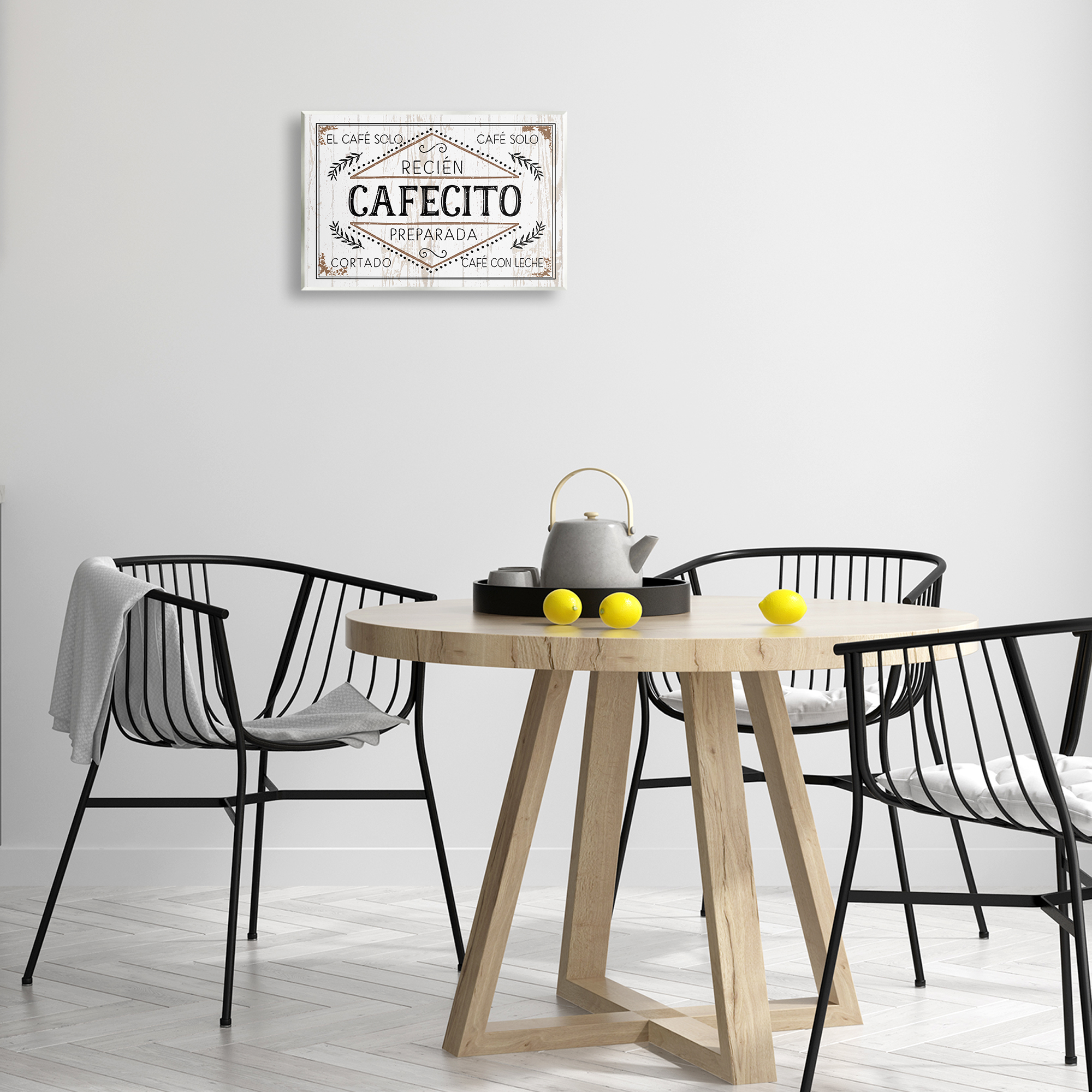 Stupell Industries Cafecito Recién Preparado Vintage Food & Beverage Painting Unframed Art Print Wall Art, 15 x 10