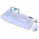 thumbnail image 1 of Combo de teclado y ratón SABLUTE Wireless Ergonomic Purple, 1 of 9