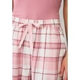 thumbnail image 3 of Ellos Plus Size Flannel Sleep Pant With Drawstring Waist, 3 of 3