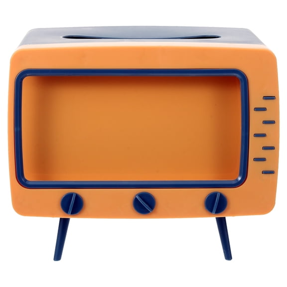 ibasenice Fashionable Tissue Holder Plastic Wipe Box with Phone Slot for Home and Office