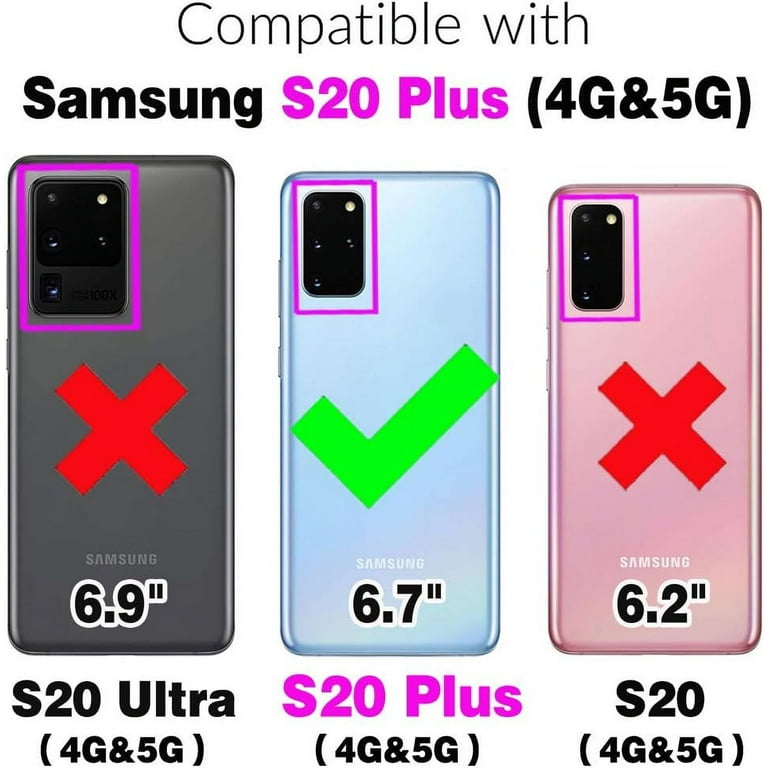 Asuwish Compatible with Samsung Galaxy S20 Plus S20+ 5G Wallet