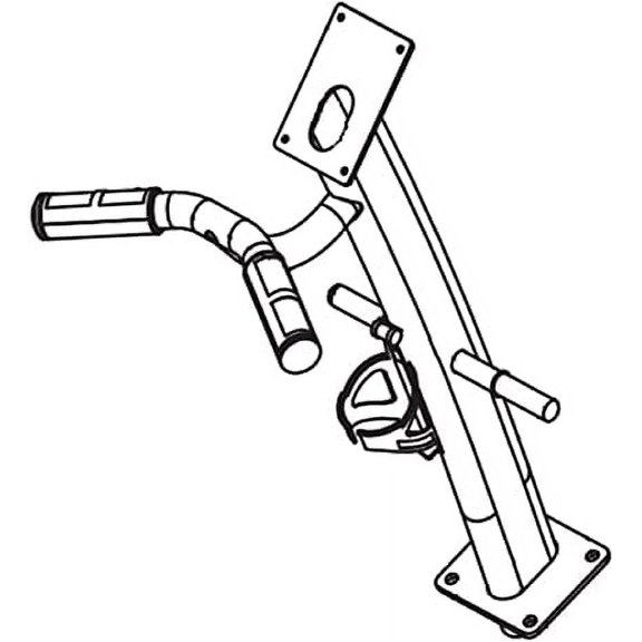 Console Mast Set Works W Horizon Fitness CE4.1 - EP533 Elliptical