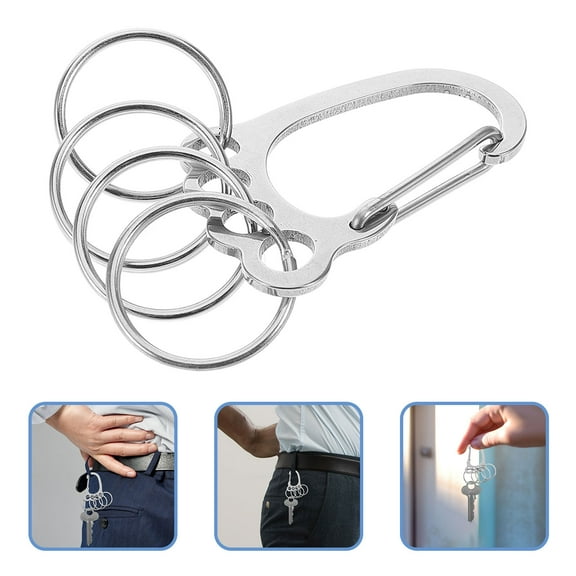 MLINS 2 Pcs Foot Keychain Men and Women 5.50X3.50X0.80CM Silver