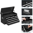thumbnail image 4 of TUFFIOM 8-Drawer Rolling Tool Chest w/Lock & Key, Tool Storage Cabinet w/Wheels, Detachable Top, Drawers, Side Hooks & Drawer Liners, Tool Organizer Box for Garage, Warehouse & Repair Shop, 4 of 9
