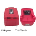 thumbnail image 1 of Battery Adapter with Led Light for 48-11-1840 18V Battery Dual USB Converter B, 1 of 8