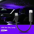 thumbnail image 3 of Mini Led Projection Lamp Star Night, Portable Bendable Starry Sky Projection Lamp, USB Durable Mini Star Projection Light LED Night Light for Festival Lamp 2PCS(BLUE AND RED）, 3 of 5