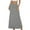 Dark Gray, variant on RUTAYY Women Casual Ruched Stretchy High Waist A-Line Skirt Flared Midi Skirt Solid Color Smocked Boho Pleated Skirts