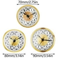 thumbnail image 3 of Clock Replacement Insert Small Clock Part With Roman/Arabic Numerals, 3 of 21