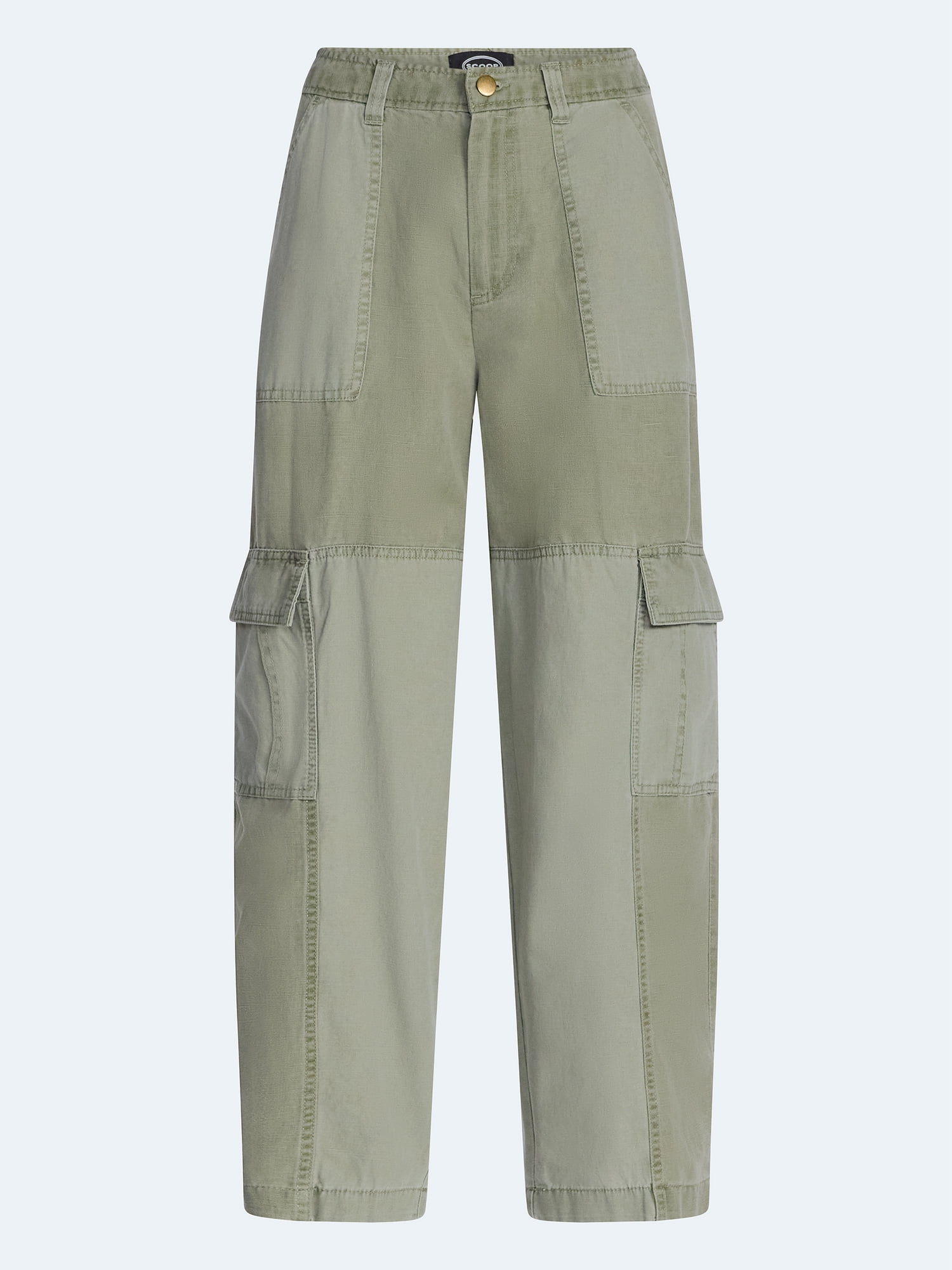 Scoop Women's and Women's Plus Cargo Barrel Pant, Sizes 0-26W