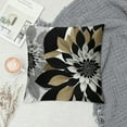 thumbnail image 2 of PHYHOO Black Brown Outdoor Pillow Covers  White Gray Flower Throw Pillows Farmhouse Outdoor Modern Floral Polyester Square Cushion Case Decor for Patio Funiture Garden White, 2 of 5