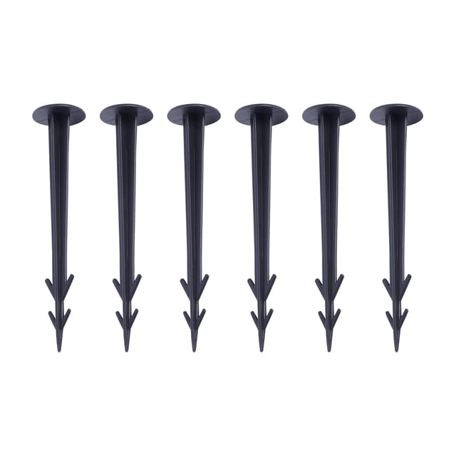 Popular!Clavo de tela hortícola de 12 cm,clavo de tela de control,clavo de tela de prevención de césped,clavo de tierra de plástico de invernadero fijo