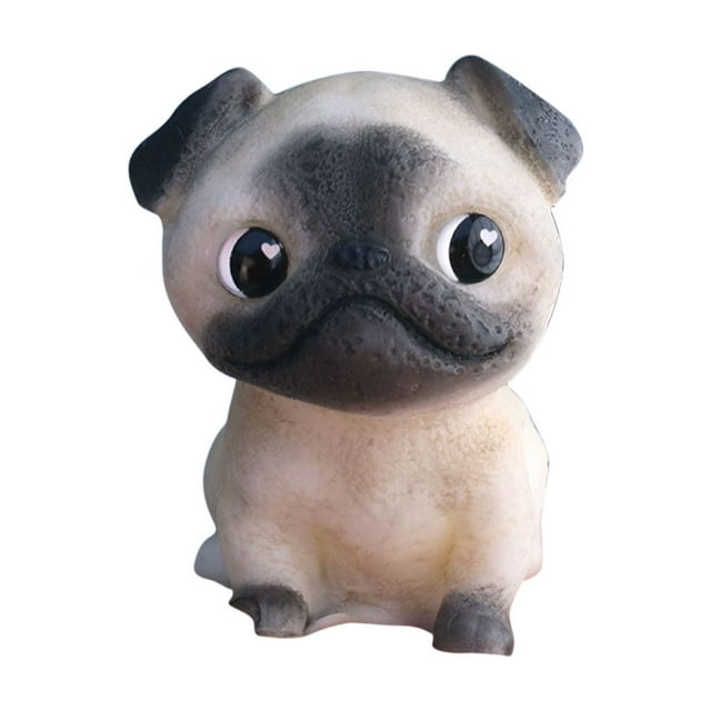 SPOORYYO Hand-painted Pet Dog Stress Reliever Toy Cute Simulation Design Soft Stress Relief Decoration Gift