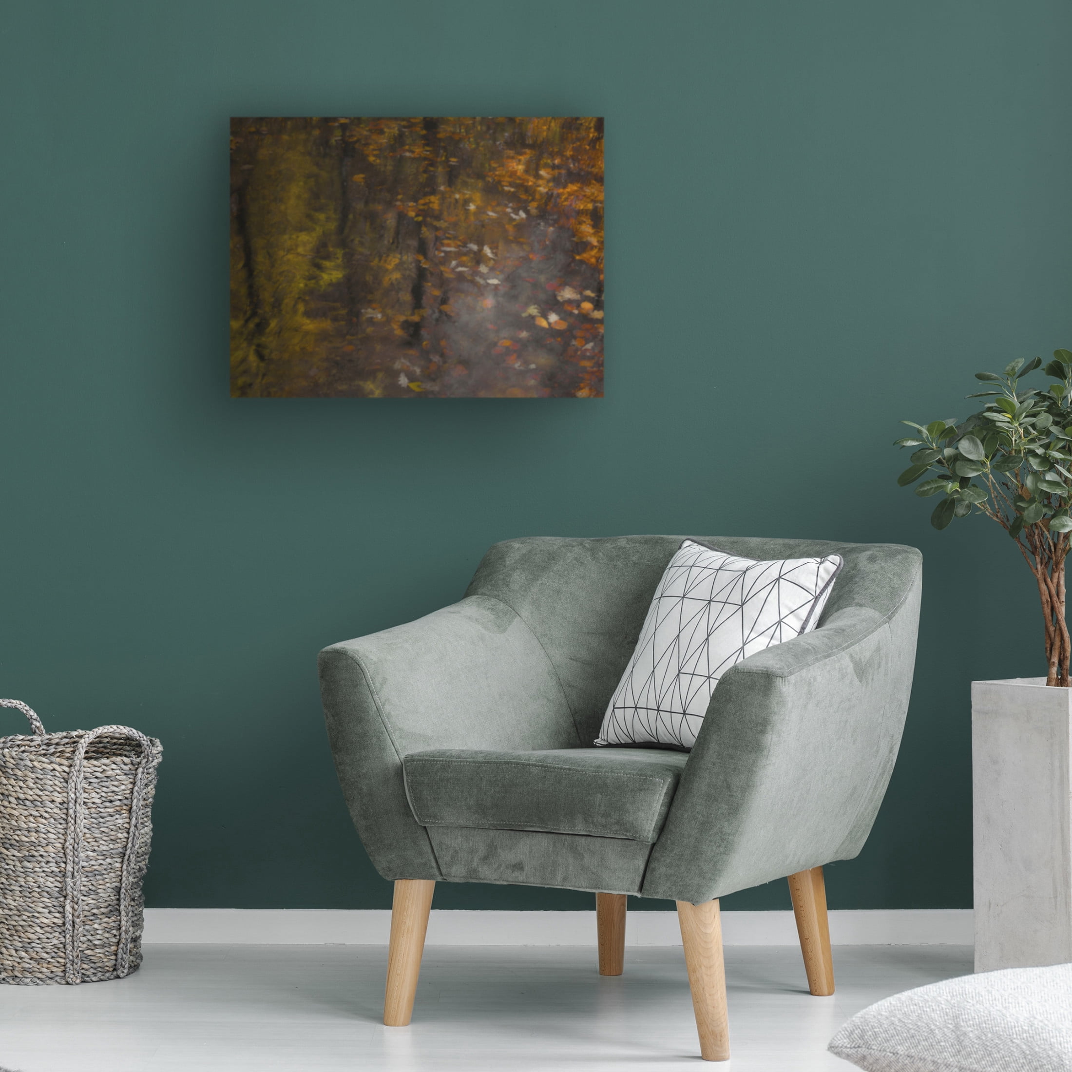 Canvas Wall Art - Gaille Gray 'Autumn Impression' Wall Art for Living Room, Bedroom, or Office Décor by Trademark Fine Art - 24 x 18 Inches