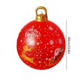 thumbnail image 2 of 3 piezas 60 cm bola inflable de Navidad PVC resplandor decoración de fiesta de año nuevo (antílope de Santa Claus), 2 of 3
