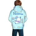 thumbnail image 7 of Sanrio Pochacco Kids' Hoodie 3d Print Sweatshirt Soft Pullover Hooded With Big Pockets Fans Gifts For Boys Or Girls Small, 7 of 7