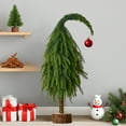 thumbnail image 4 of Realistic Small Artificial Christmas Tree with Detailed Pine Leaf Design, Noble Style Mini Tree for Home Desktop Holiday Ornaments A, 4 of 6