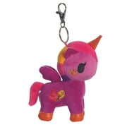 Aurora World Plush - Tokidoki Unicorno Series 4 - THAI PRINCESS (Metal Key Clip - 4.5 inch)