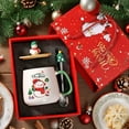 thumbnail image 2 of Christmas Mugs with Lid and Spoon 14.5" Cute eramic Santa Cups Christmas Coffee Mugs with Gift Box Ideal Christmas Gift - B, 2 of 3