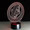 thumbnail image 3 of 2026 Artistic Abstraction Modern 3D USB Night Light Colorful Color Changing LED Desk Table Light Lamp for Home Bedroom Decoration, 3 of 5