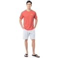 thumbnail image 7 of Fish N Vibe Men's Short Sleeve Fishing Performance Outdoor Graphic T-Shirt, Spiced Coral, S, 7 of 7