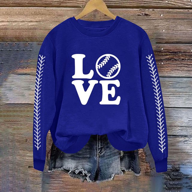 EQWLJWE Chemises à Manches Longues pour Femmes Décontractées en Solde, Chemises d'Été pour Femmes 2024 Tendance Vacances, Sweat à Capuche Imprimé Col Rond Automne pour Femmes