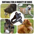 thumbnail image 5 of Arnés para perros, chaleco para perros de servicio, chaleco para perros sin tirones ni estrangulamiento para entrenar caminar trotar MFZFUKR CPB-US-XAH222-3, 5 of 5