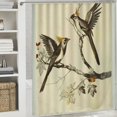 thumbnail image 6 of Orinice Birds Tree Branch Leaves Bathroom Decor Set, Colorful Luxurious Print Polyester Fabric Fashion Shower Curtain with Hooks, Waterproof Home Bathtubs Decoration 60x72, 6 of 7