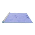 thumbnail image 2 of Ahgly Company Machine Washable Indoor Rectangle Abstract Blue Modern Area Rugs, 8' x 10', 2 of 4