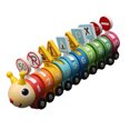 thumbnail image 3 of 1 Set Kids Wooden Train Toy Caterpillar Number Train Toy Preschool Learning Kids Plaything, 3 of 4