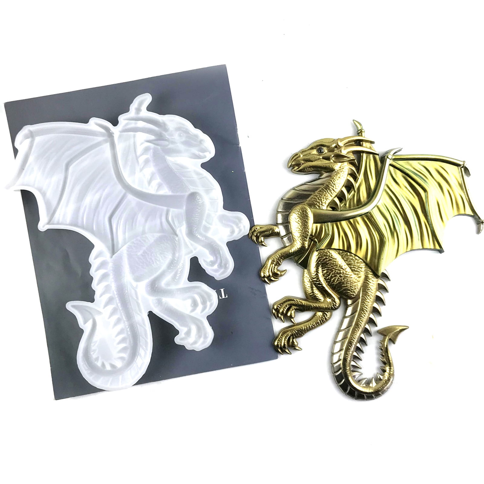 Bobasndm Dragon Silicone Molds for Resin, Large Epoxy Resin Mold, 3D  Animals Statue Resin Casting Mold for Resin Craft Wall Hanging Home Office  Decor 
