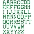 thumbnail image 2 of J.CARP 52Pcs Christmas Green Alphabet A to Z Patches, Iron on Sew on Letters for Clothing, Hats, Shoes, Backpacks, Handbags, Jeans, Jackets etc., 2 of 6