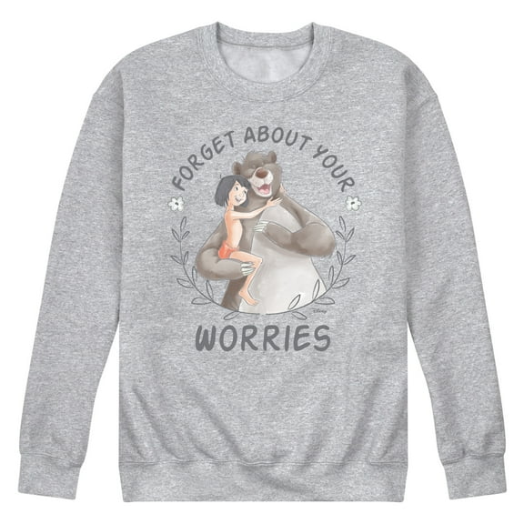 Disney - The Jungle Book - Forget About Your Worries - Men's Crew Fleece Sweatshirt
