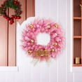 thumbnail image 6 of Yhmxh Pre-Lit Christmas Wreath for Front Door, Lighted Xmas Wreath with 60 LED Lights, Berries & Pine Battery Operated Artificial Christmas Wreath Decoration for Outdoor Home Window Wall (12 inches), 6 of 6