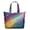 Colorful Tie Dye Pattern, variant on Colorful Tie Dye Pattern Large Weekend Travel Bag, Canvas Work Carry Tote with Zipper & Pockets, Heavy Duty Canvas for Holiday Birthday Gifts,22” X 12" X 18"