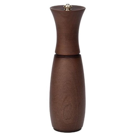 Fletchers Mill Border Grill Salt Mill, Walnut Stain - 8 Inch, Adjustable Coarseness Fine to Coarse, MADE IN U.S.A.