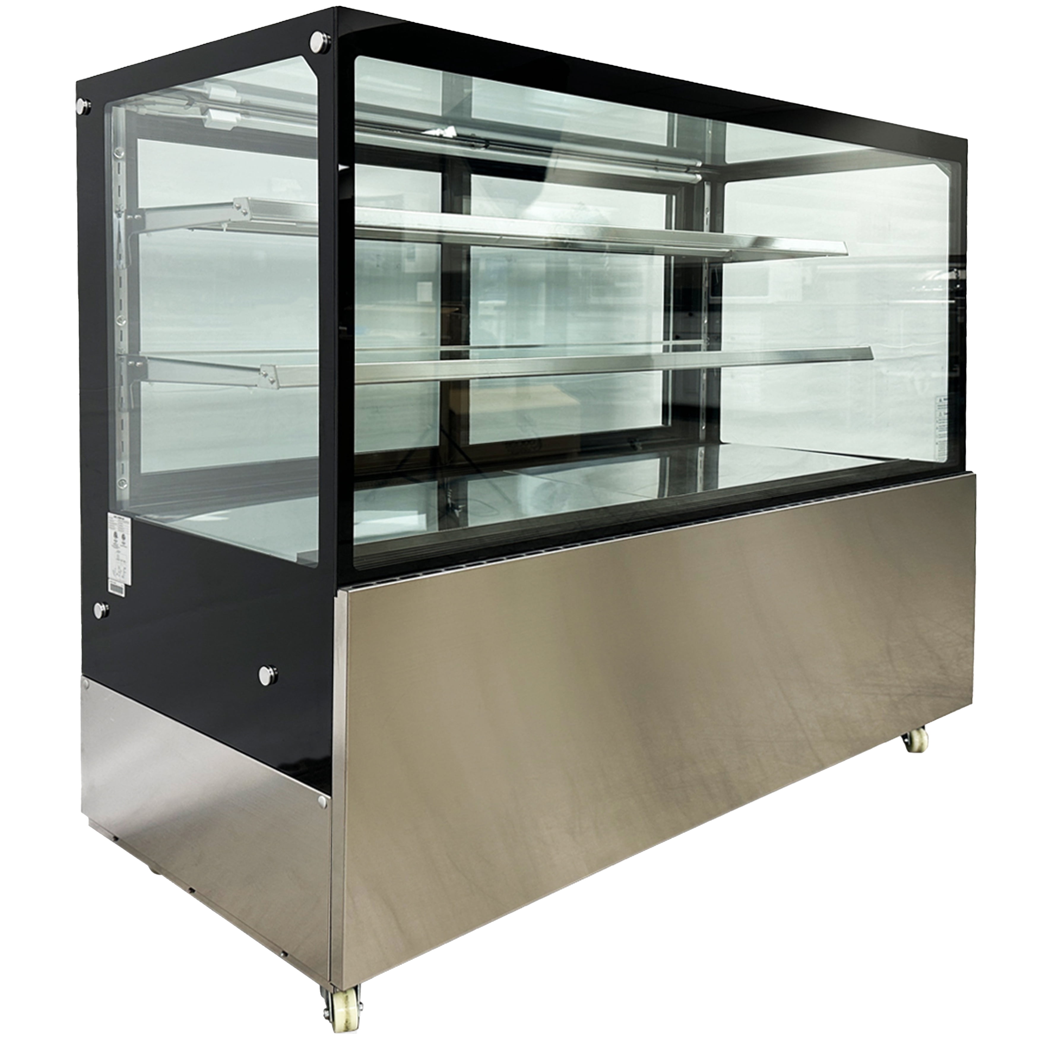 59 in. Refrigerated Bakery Display Cooler Case for Pastry Deli Upright 20 Cu.Ft. Cooler Glass Display Refrigerator, NSF ETL