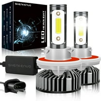 Fit For Kia Soul 2014-2019 LED Headlight Bulbs, 9008/H13 High Beam and Low Beam,Pack of 2,SHENKENUO